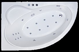 Гидромассажная ванна Royal Bath Alpine De Luxe 140x95 левая купить в интернет-магазине сантехники Sanbest
