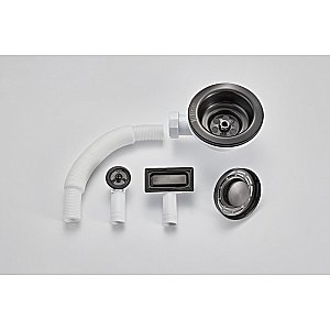 Сифон для кухонной мойки Milacio Ultra MC.013.MB черный купить в интернет-магазине сантехники Sanbest