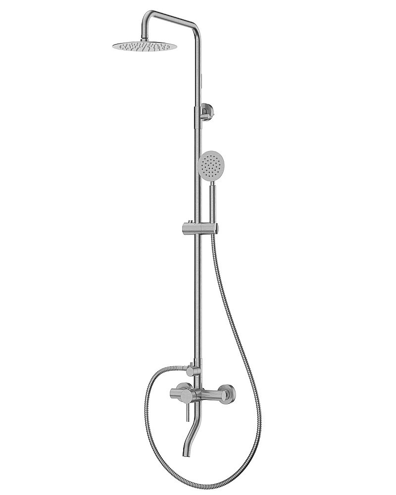 Душевая система Rush Melos SUS1101-40 сатин купить в интернет-магазине сантехники Sanbest