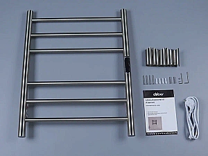 Полотенцесушитель электрический ABBER Standard AH4606BST брашированная сталь купить в интернет-магазине сантехники Sanbest
