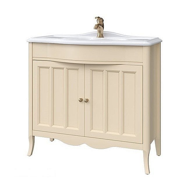 Тумба с раковиной Caprigo Marsel 90 кремовая для ванной в интернет-магазине Sanbest