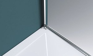 Душевая дверь BelBagno KRAFT B-12 100 прозрачная/хром купить в интернет-магазине Sanbest