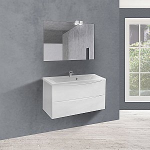 Тумба с раковиной Vincea Mia 900 G.White для ванной в интернет-магазине Sanbest