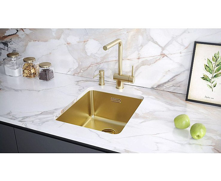 Диспенсер Paulmark Kraft D003-LG светлое золото купить в интернет-магазине сантехники Sanbest