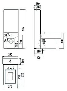 Унитаз напольный Creavit Slim TP410.00000 + SM350.00100 белый глянцевый купить в интернет-магазине Sanbest