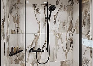 Полка Hansgrohe AddStoris 41741670 черная купить в интернет-магазине сантехники Sanbest