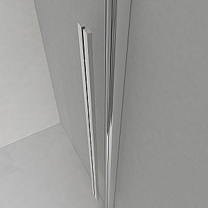 Душевая дверь Vincea Lugano VDS-1L120CLGM-1 120 стекло прозрачное/профиль вороненая сталь купить в интернет-магазине Sanbest