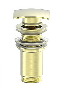 Донный клапан для раковины WONZON & WOGHAND WW-88SS08-BG золото брашированное купить в интернет-магазине сантехники Sanbest