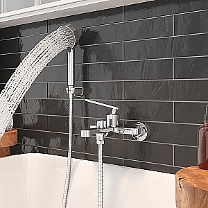 Смеситель для ванны Elghansa Darrel 2305050 хром купить в интернет-магазине сантехники Sanbest