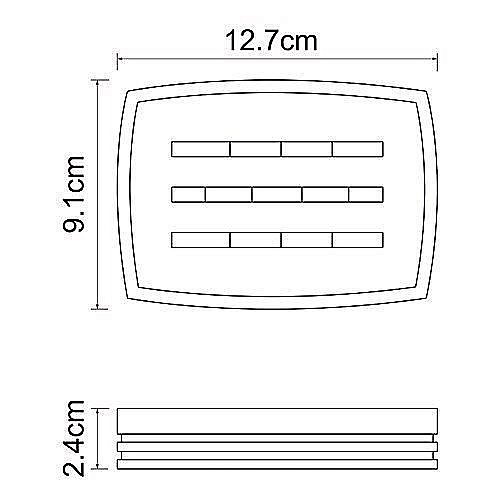 Мыльница полирезиновая WasserKRAFT Main K-4729 купить в интернет-магазине сантехники Sanbest
