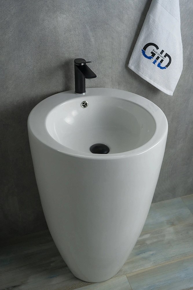 Раковина напольная Gid Autonomo 49 Nb133 81106 белая купить в интернет-магазине Sanbest