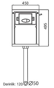 Бачок для скрытого монтажа SantiLine SL-02 купить в интернет-магазине сантехники Sanbest