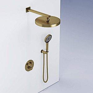 Душевая система Sancos Space SC3006BG брашированное золото купить в интернет-магазине сантехники Sanbest