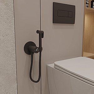 Гигиенический душ Oliveeka Y OL-829909-MB черный матовый купить в интернет-магазине сантехники Sanbest