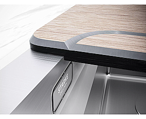 Кухонная мойка Paulmark NEXT-MULTI SINK 58 UNI PM785845-LG светлое золото купить в интернет-магазине сантехники Sanbest
