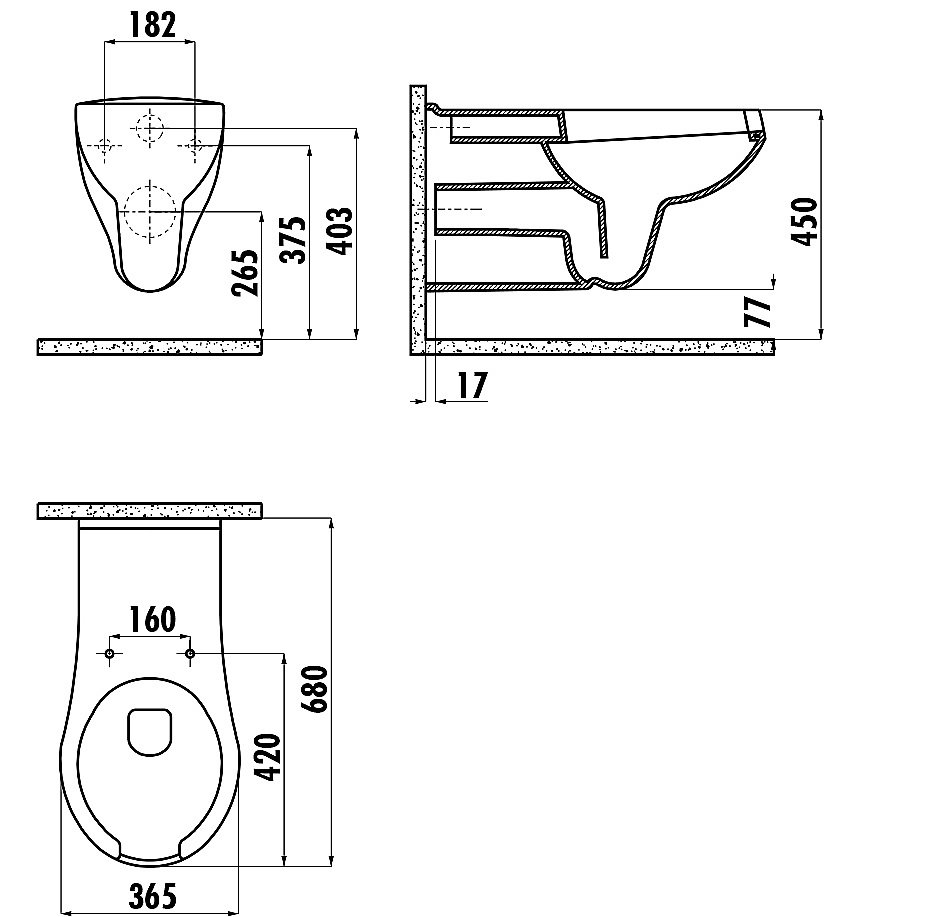 Унитаз подвесной для инвалидов CREAVIT BD320-11CB00E белый купить в интернет-магазине Sanbest