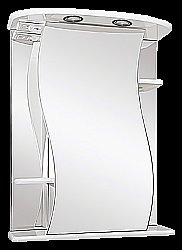 Зеркальный шкаф Misty Лиана 60 белый правое купить в интернет-магазине сантехники Sanbest