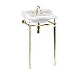 Консоль с раковиной Burlington Classic B20 3TH золото для ванной в интернет-магазине сантехники Sanbest