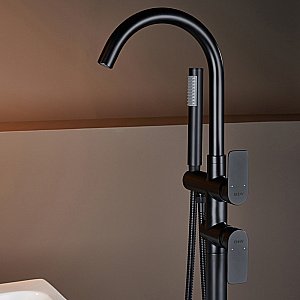 Смеситель для ванны Black&White Universe UK8320B купить в интернет-магазине сантехники Sanbest