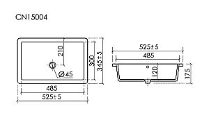 Раковина Ceramica Nova Era CN15004 белая купить в интернет-магазине Sanbest