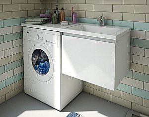 Тумба с раковиной Эстет Dallas Luxe 150 подвесная 1 ящик для ванной в интернет-магазине Sanbest