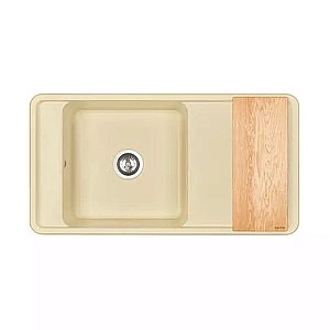 Мойка кухонная Акватон Беллис 97 шампань купить в интернет-магазине сантехники Sanbest