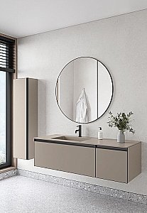 Пенал Armadi Art QUATRO DAPHNE профиль ANTHRACITE для ванной в интернет-магазине сантехники Sanbest