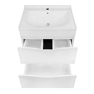 Тумба с раковиной Loranto Santorini 60 CS00105567 белая для ванной в интернет-магазине Sanbest