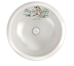 Раковина Elghansa 51,5 EG4165-126 белая с декором купить в интернет-магазине Sanbest