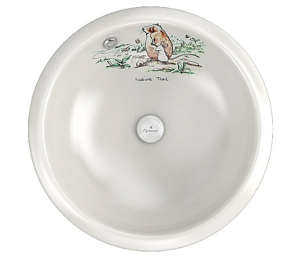 Раковина Elghansa 51,5 EG4165-126 белая с декором купить в интернет-магазине Sanbest