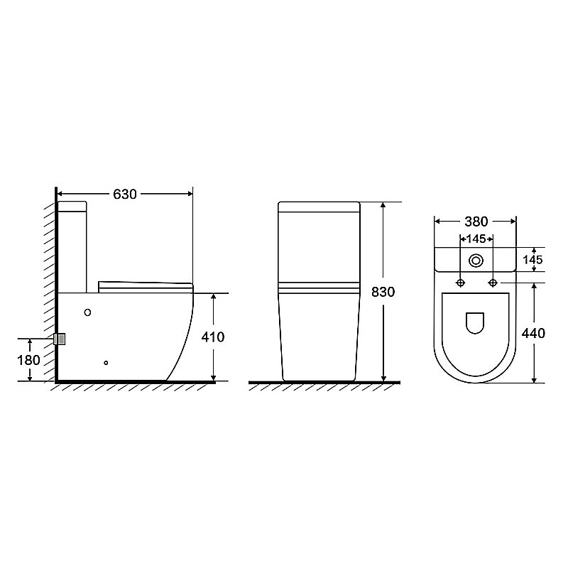 Инсталляция для унитаза Azario AZ-8010-1000 купить в интернет-магазине сантехники Sanbest
