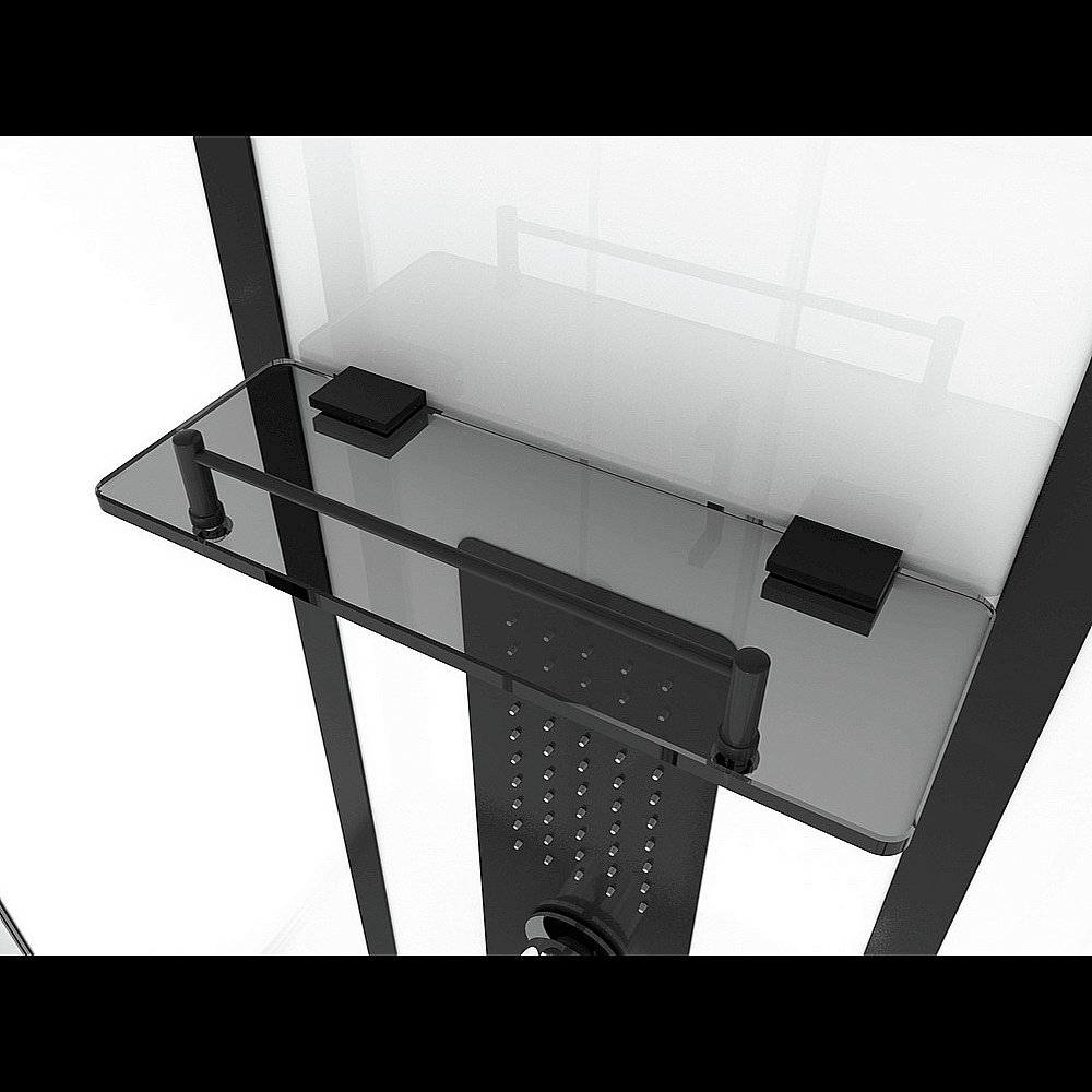 Душевая кабина Black & White Galaxy G8028 115x90 купить в интернет-магазине Sanbest