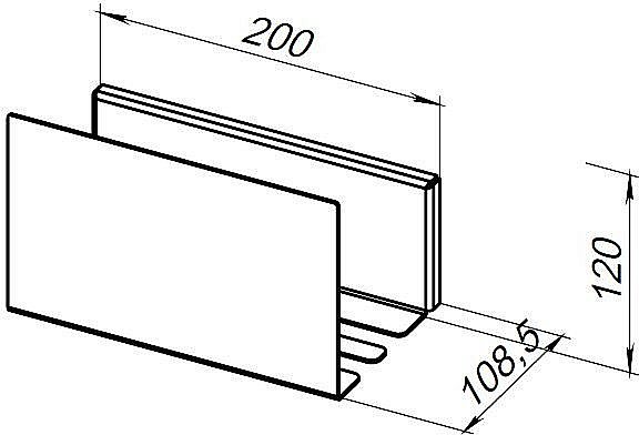 Полка Aquanet Магнум 274190 20 черная матовая купить в интернет-магазине сантехники Sanbest