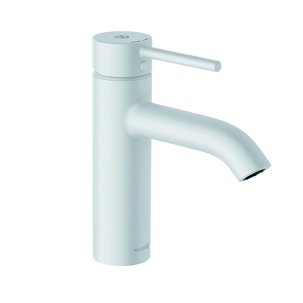 Смеситель для раковины Kludi BOZZ 382885376 белый матовый купить в интернет-магазине сантехники Sanbest