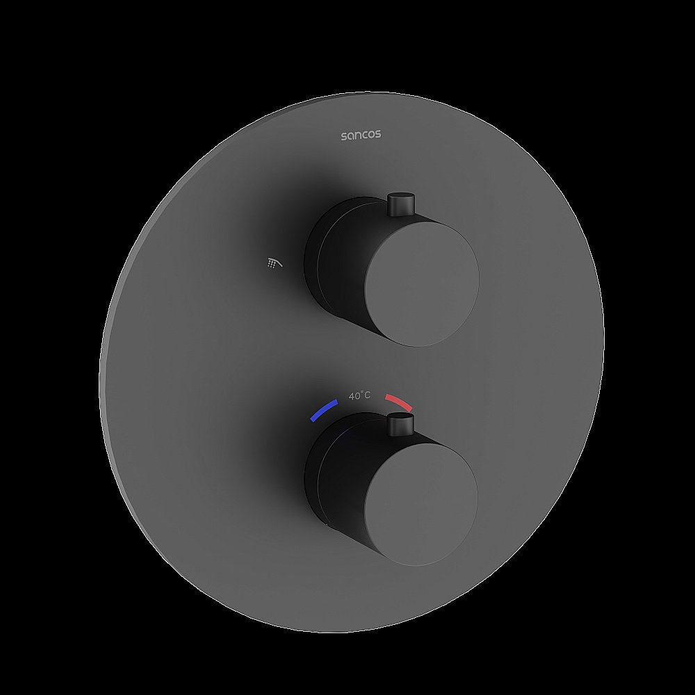 Душевая система Sancos Etna SC9010MB черный матовый купить в интернет-магазине сантехники Sanbest