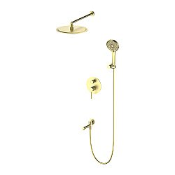 Душевая система Oliveeka Y OL-939017-BG золото матовое купить в интернет-магазине сантехники Sanbest