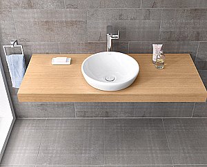 Раковина Vitra Metropole 45 5940B003-0012 белая купить в интернет-магазине Sanbest