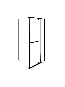 Душевой уголок CeruttiSpa MIMI 90х90 MIMI ZQ91B стекло прозрачное/профиль черный  купить в интернет-магазине Sanbest