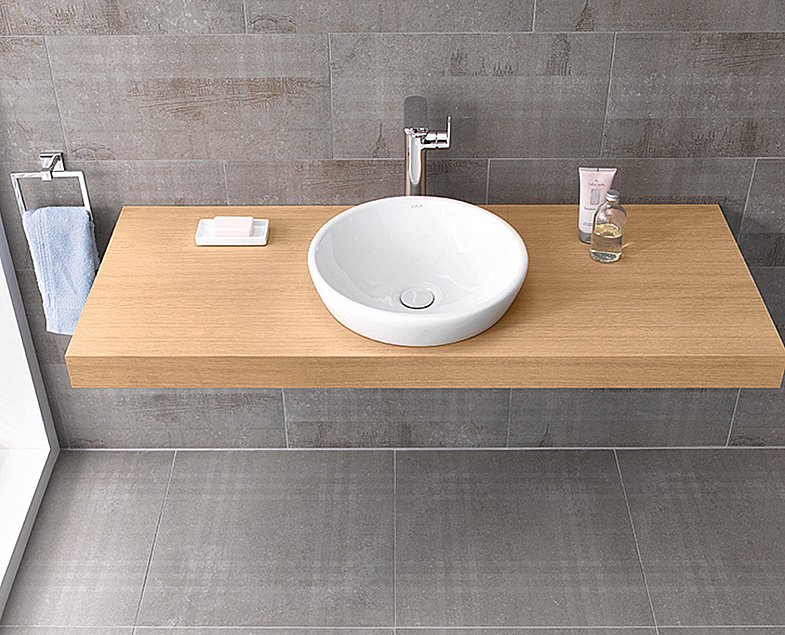 Раковина Vitra Metropole 45 5940B003-0012 белая купить в интернет-магазине Sanbest