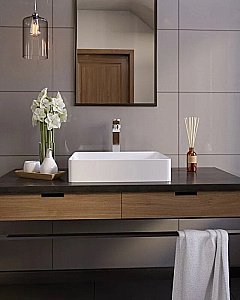 Раковина Koller Pool KVADRO 51 KR-0510-WB белая купить в интернет-магазине Sanbest