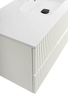 Тумба с раковиной Cezares DUET-N 120 DUET-N-1200-2C-SO-AS-P альпака брашированная для ванной в интернет-магазине Sanbest