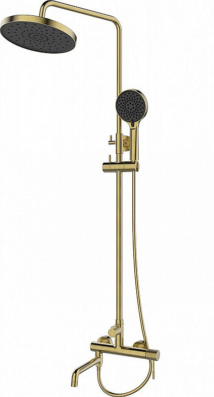 Душевая ситема Esbano DAISY DS-SG брашированное золото купить в интернет-магазине сантехники Sanbest