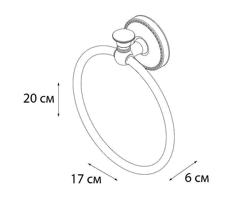 Полотенцедержатель FIXSEN ADELE FX-55011 купить в интернет-магазине сантехники Sanbest