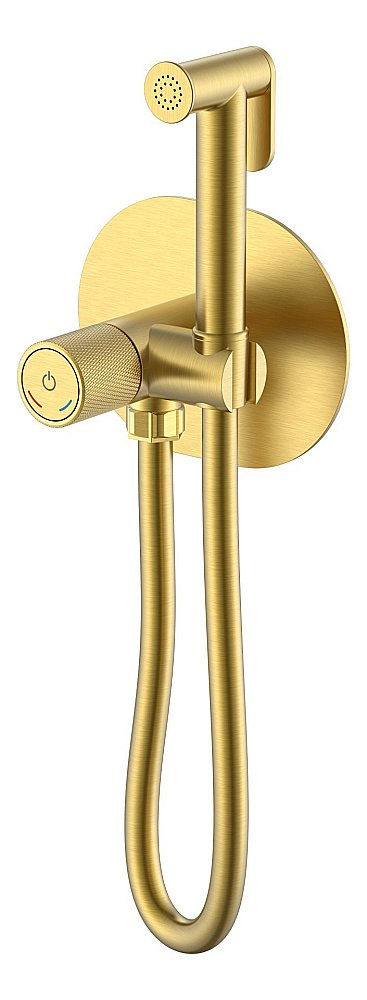 Гигенический душ Boheme Tech 157-MG золото матовое купить в интернет-магазине сантехники Sanbest