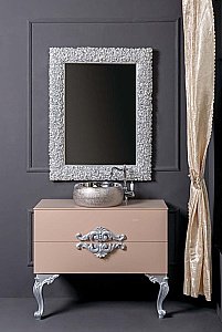 Тумба с раковиной Armadi Art Neoart 80 со столешницей капучино для ванной в интернет-магазине Sanbest