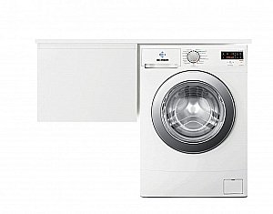 Тумба с раковиной Эстет Dallas Luxe 120 подвесная 1 ящик/любой цвет тумбы и раковины с блестками под заказ для ванной в интернет-магазине Sanbest