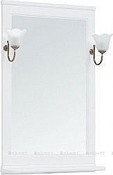 Зеркало Aquanet Валенса 65 белый в ванную от интернет-магазине сантехники Sanbest