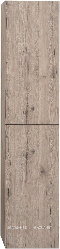 Пенал Aquanet Алвита New 277561 35 Дуб веллингтон для ванной в интернет-магазине сантехники Sanbest