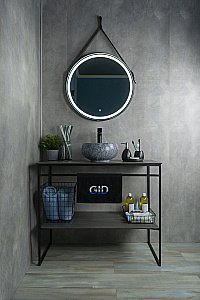 Раковина накладная Gid Esfera 32 Mnc481 54433 под камень глянцевая купить в интернет-магазине Sanbest