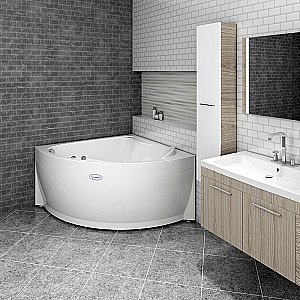 Ванна акриловая Vannesa Альтея 2-78-0-0-1-219 125х125 купить в интернет-магазине Sanbest